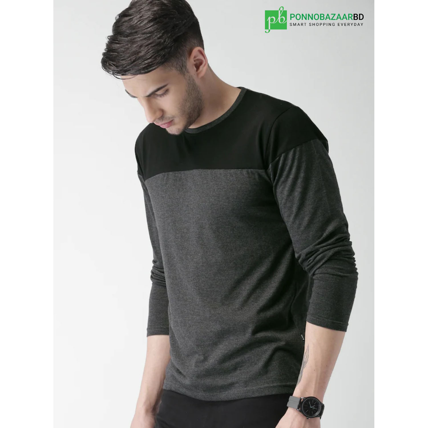 Men's Golgola Long Sleeve T-Shirt by PONNO BAZAAR